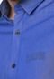 Camisa Calvin Klein Jeans Slim Logo Azul - Marca Calvin Klein Jeans