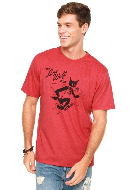 Camiseta Hurley Wolf Whistle Vermelha - Marca Hurley