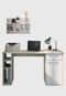 Conjunto de Escrivaninha/Prateleira Branco Modern Office E Estilare Móveis - Marca E Estilare Móveis