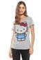 Blusa Cativa Hello Kitty Hotfix Cinza - Marca Cativa Hello Kitty