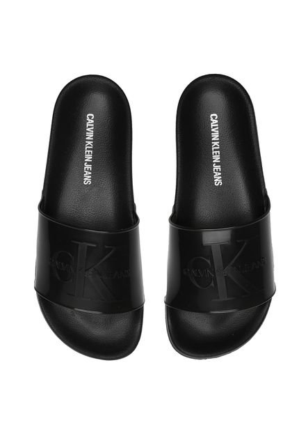 Chinelo Slide Calvin Klein Logo Preto - Marca Calvin Klein