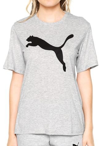 Camiseta Puma Evostripe Cinza