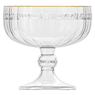 Taça de Sobremesa em Cristal Imperial Fio de Ouro 200mL 9 peças - Lyor