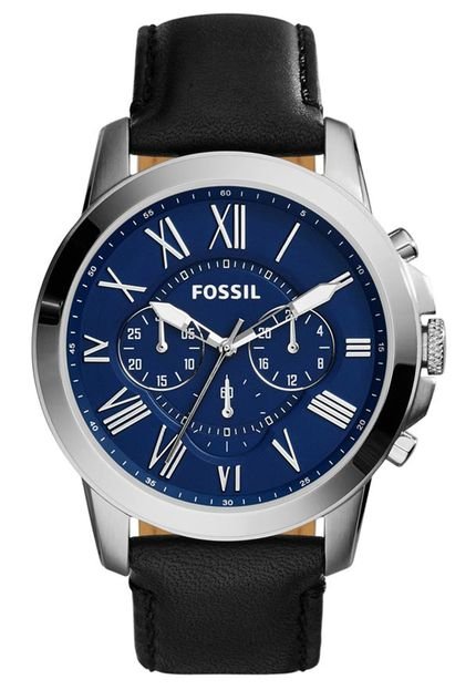 Relógio Fossil FS49902AN Prata - Marca Fossil