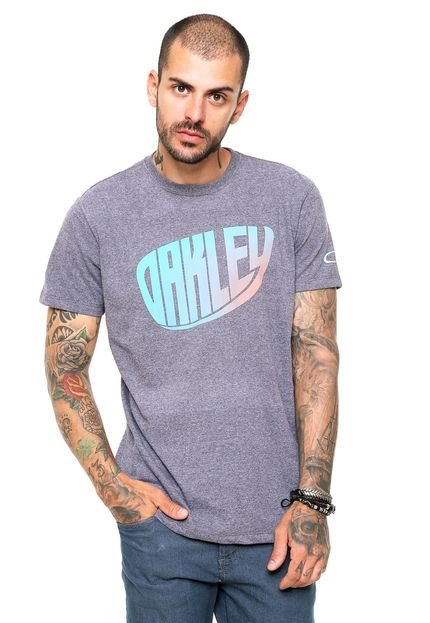 Camiseta Oakley Label Jacket Cinza - Marca Oakley