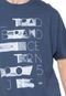 Camiseta Triton Lettering Azul - Marca Triton