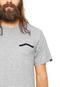 Camiseta Vans Side Stripe Pocket Tee Cinza - Marca Vans