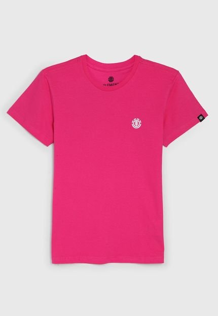 Camiseta Element Infantil Logo Rosa - Marca Element