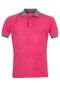 Camisa Polo TNG Listras Rosa - Marca TNG