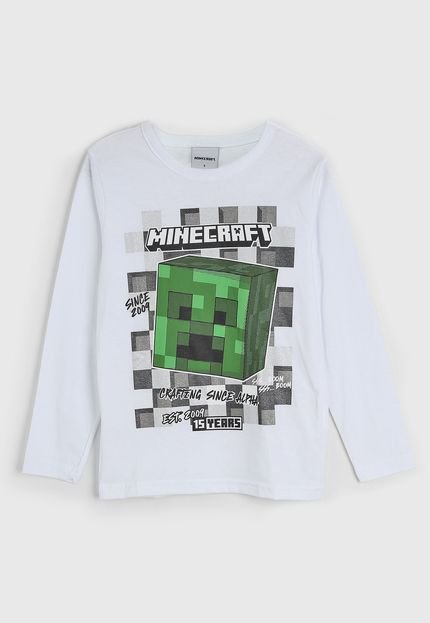 Camiseta Brandili Minecraft Branca - Marca Brandili