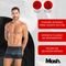 Sunga Adulta Masculina Mash Estampa Listrada Modelo Boxer  Preto - Marca MASH