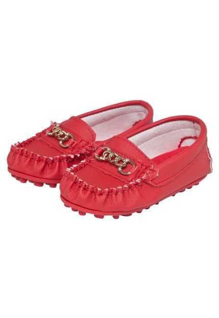 Mocassim Tricae Infantil Corrente Vermelho - Marca Tricae