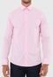 Camisa Forum Slim Logo Rosa - Marca Forum