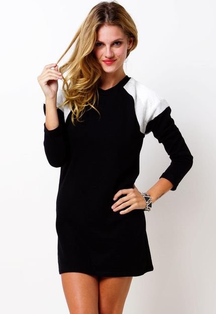 Vestido FiveBlu Recorte Preto - Marca FiveBlu