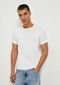 Camiseta Masculina Slim Em Ribana - Off White - Marca Hering