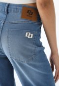 Calça Jeans Colcci Wide Leg Pesponto Azul - Marca Colcci