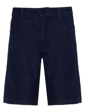Bermuda Aramis Jeans Masculina Regular Soft 5 Pockets Escura