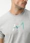 Camiseta Aramis Letras Cinza - Marca Aramis