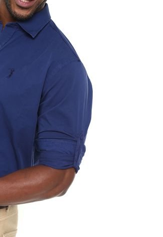 Camisa Aleatory Regular Fit Azul