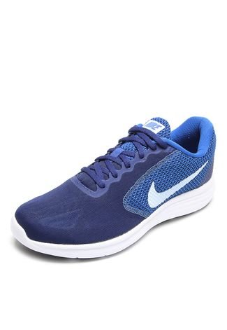 Tênis Nike Revolution 3 Azul/Branco