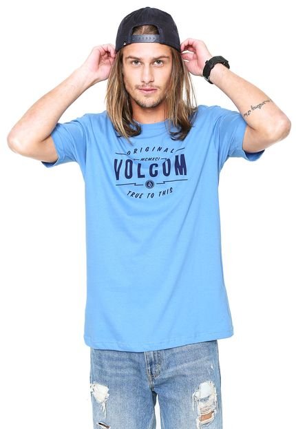 Camiseta Volcom Garage Club Azul - Marca Volcom