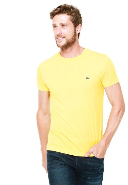 Camiseta Lacoste Logo Amarelo - Marca Lacoste