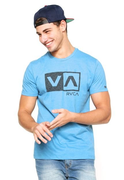 Camiseta RVCA Speckle Box Azul - Marca RVCA