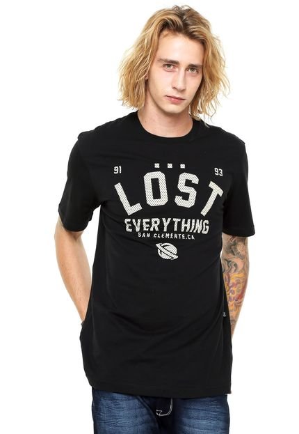 Camiseta ...Lost Everything Preta - Marca ...Lost