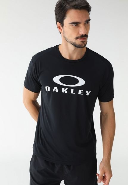 Camiseta Oakley Reta Logo Preta - Marca Oakley