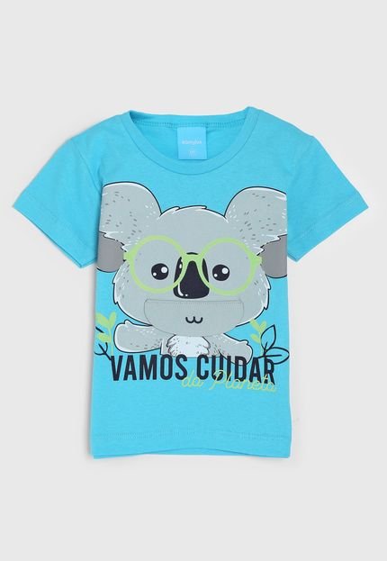 Camiseta Kamylus Infantil Coala Azul - Marca Kamylus