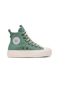 Tenis Converse Botas Chuck Taylor All Star Lift Mujer Verde Compra Ahora Dafiti Colombia