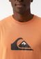 Camiseta Quiksilver Comp Logo Colors Laranja - Marca Quiksilver