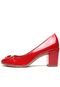 Scarpin DAFITI SHOES Fivela Vermelho - Marca DAFITI SHOES