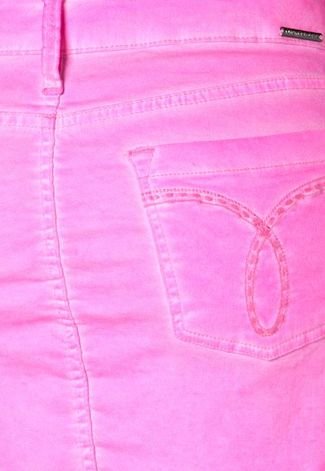 Saia Sarja Calvin Klein Jeans Color Fun Rosa