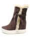 Bota Flatform Mixage Pelugem Marrom - Marca Mixage