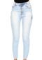 Calça Jeans Jezzian  Skinny Puídos Azul - Marca Jezzian