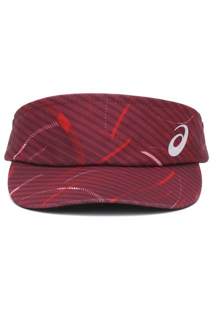 Viseira Asics Graphic Visor Vinho - Marca Asics