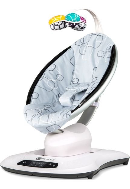 Cadeira Mamaroo 4MOMS Silver Plush Cinza - Compre Agora | Tricae Brasil