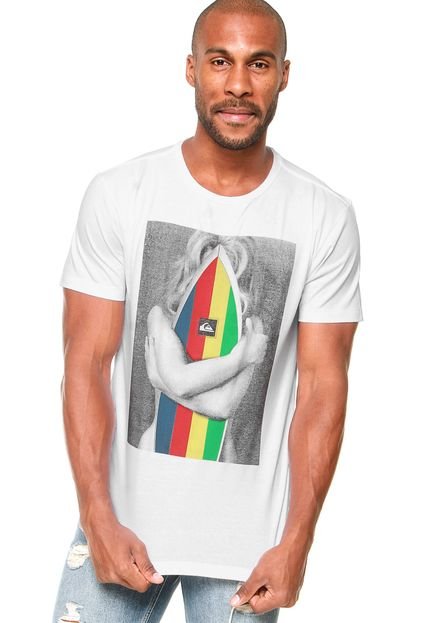 Camiseta Quiksilver Slim Fit Magic Branca - Marca Quiksilver