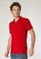 Camisa Polo Faixas Vermelha - Marca Cavalera