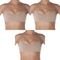 Kit 3 Tops Selene Regulável Sem Costura Feminino - Nude - Marca Selene