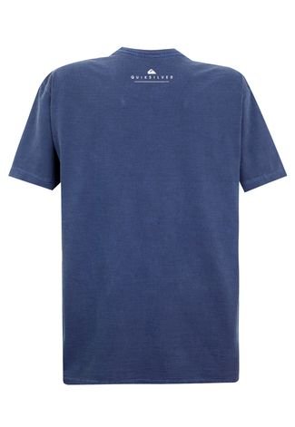 Camiseta Cap Quiksilver Juvenil Azul