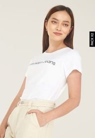 Camiseta x2 Blanco-Gris Calvin Klein