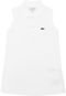 Vestido Lacoste Kids Polo Menina Branco - Marca Lacoste Kids