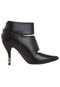 Ankle Boot Capodarte Recortes Preta - Marca Capodarte