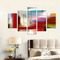 Conjunto de 5 Telas Wevans Decorativas em Canvas 90x160 Arte Multicolorido - Marca Wevans