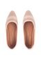 Sapatilha FiveBlu Costura Nude - Marca FiveBlu