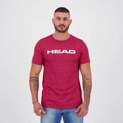 Camiseta Head Basic Vermelha Mescla - Marca HEAD