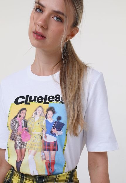 Blusa Only Clueless Branca - Marca Only