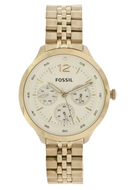 Relógio Fossil FES3248Z Dourado - Marca Fossil